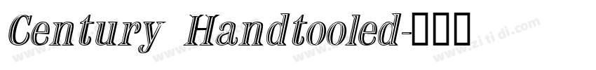 Century Handtooled字体转换